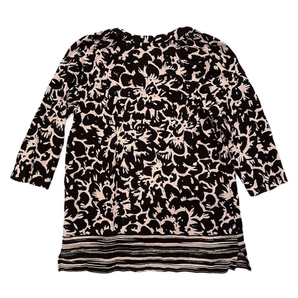 Rafaella women’s 100% linen black & white tunic SM - Picture 7 of 13